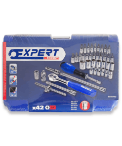 Alternative view of Britool Expert by facom 1/4" metric socket and accessory set 42pc E030702