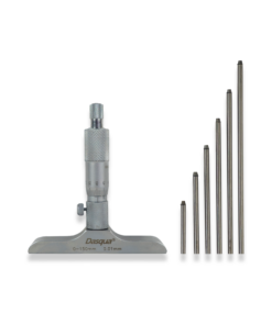 0-150MM DEPTH GAUGE MICROMETER METRIC PRECISION MADE BY DASQUA 4611-8125