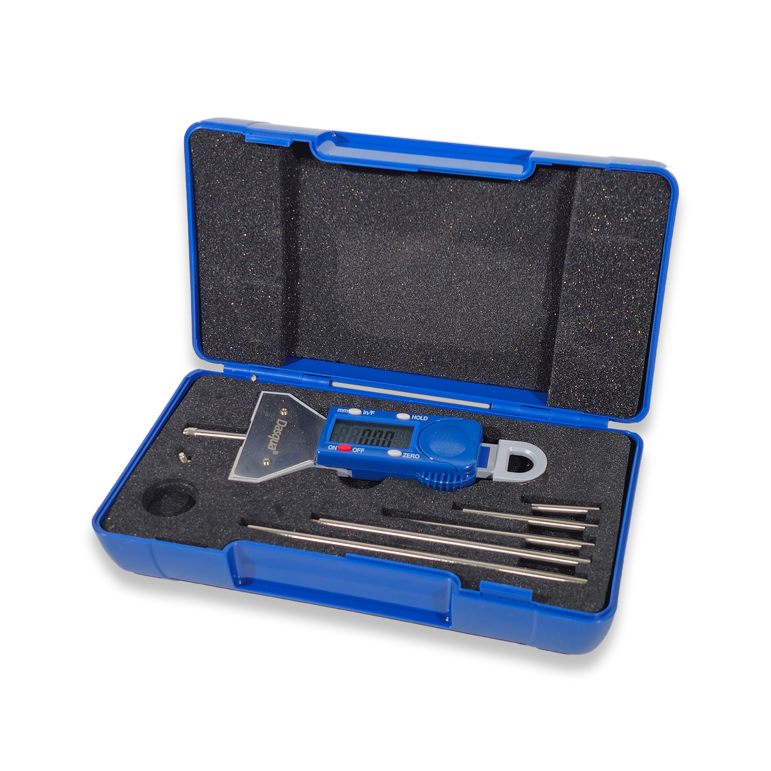 DIGITAL TYRE TREAD DEPTH GAUGE 0-25MM / 0.1'' EXTENDING ARMS BY DASQUA 4710-1205 - Image 2