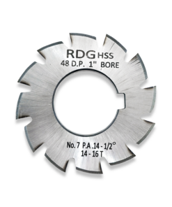 48 DP INVOLUTE GEAR CUTTERS NUMBER 7