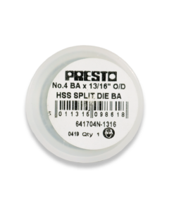 PRESTO 4BA HSS SPLIT DIE