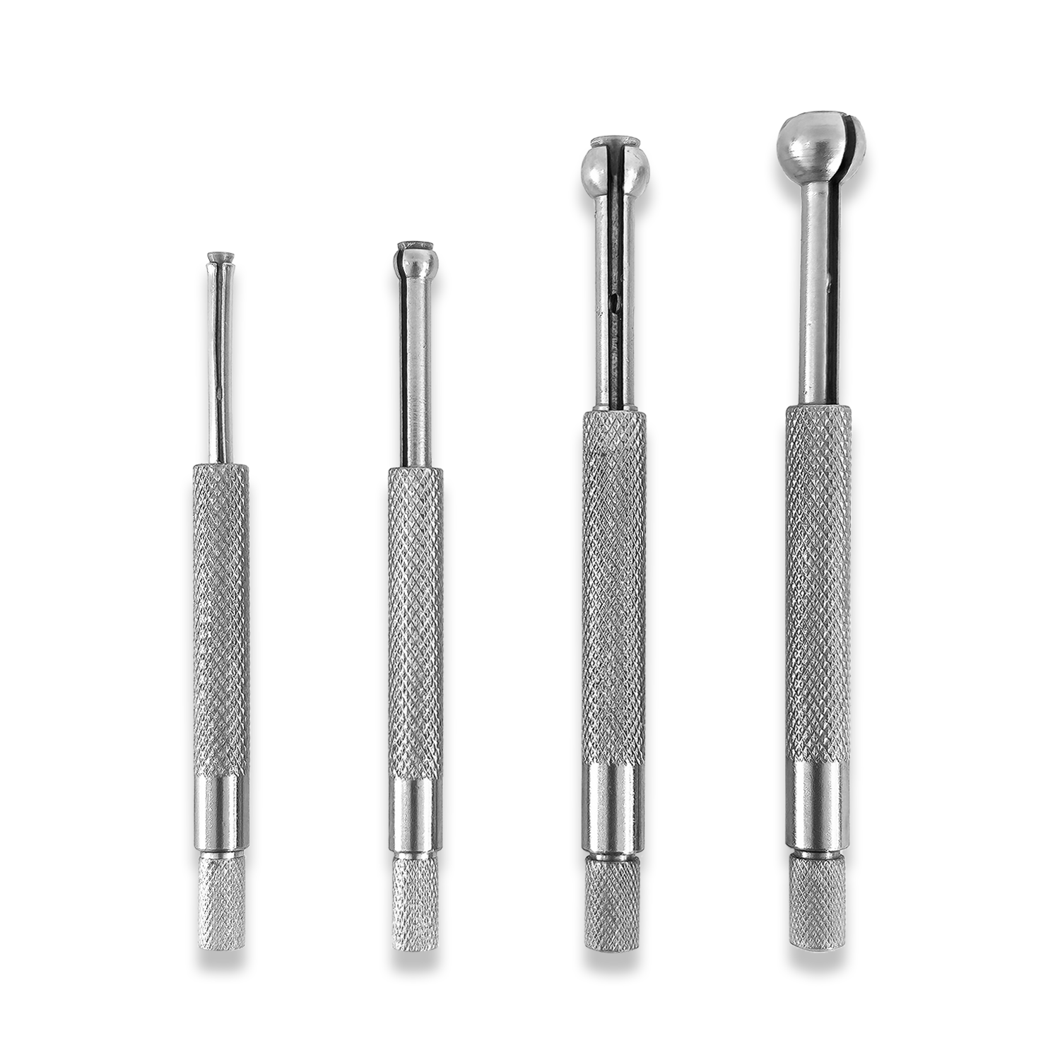 4PC Small Hole Gauges / telescoping to measure range 1/8 - 1/2 inches.