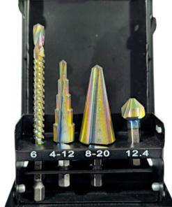 Alternative view of 4PC TIN COATED MULTI FUNCTION CUTTER SET