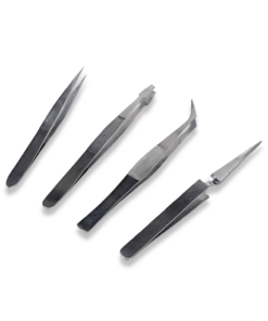 4PC TWEEZER SET STAINLESS STEEL JEWELLERY MAKING WATCHMAKING TOOLS