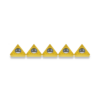 5 X TCMT 16 03 04 REPLACEMENT CARBIDE TIPS