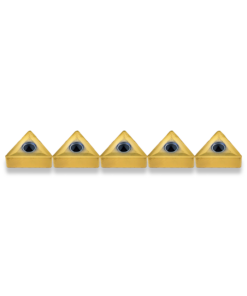 5 X TNMG 16-04-08 CARBIDE TIPS X5