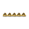 5 x 55 Degree Coated Screw Cutting Tips (internal) 08nra