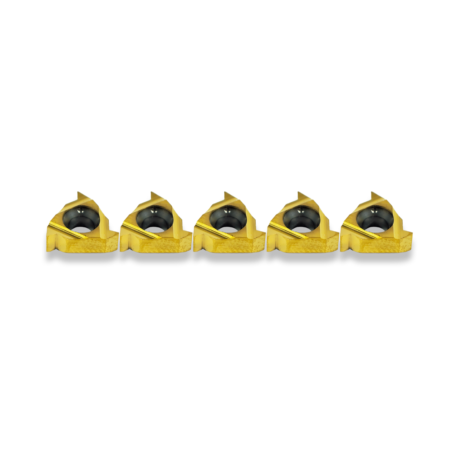 5 x 55 Degree Coated Screw Cutting Tips (internal) 11nra