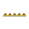 5 x 60 Degree Coated Screw Cutting Tips (external) 16era