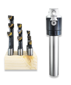 50mm Boring head with 1-1/4" straight shank + 9pc brazed boring tools