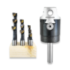 50mm Boring head with 1/2" straight shank + 9pc brazed boring tools