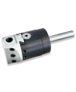 Alternative view of 50mm Boring head with 1/2" straight shank + 9pc brazed boring tools