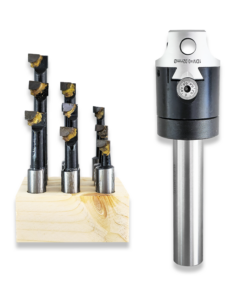 50mm Boring head with 1" straight shank arbor + 9pc brazed boring tools