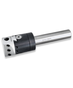 Alternative view of 50mm Boring head with 1" straight shank arbor + 9pc brazed boring tools