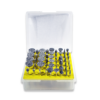 50pc SET OF DIAMOND BURRS ( 1/8" SHANK )
