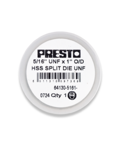 Presto 5/16" UNF HSS Circular split die