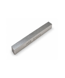 SQUARE TOOL STEEL 5/16" X 3" LONG BLANK END