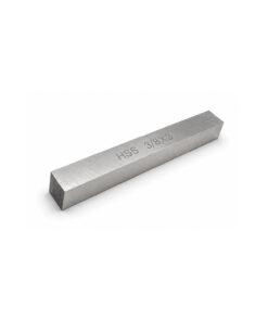 SQUARE TOOL STEEL 3/8" X 3" LONG BLANK END