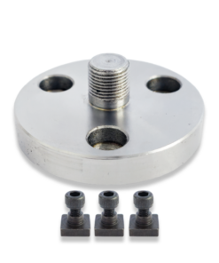 55mm 3 hole rotary table adaptor threaded 12mm x 1mm