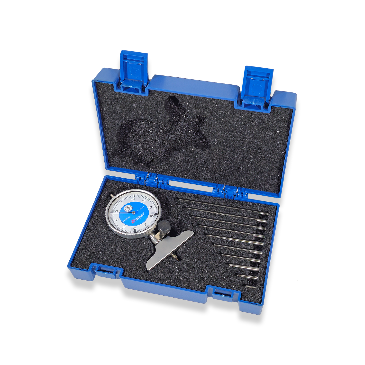 0-100MM DIAL DEPTH BORE GAUGE METRIC FACE 0.01MM BY DASQUA 5821-1105 - Image 2