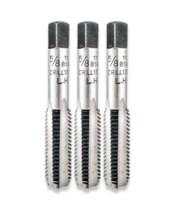 5/8" x 11tpi TAPS SET BSW LEFT HAND THREAD