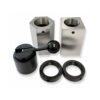 5C COLLET BLOCKS HEX AND SQUARE WITH PULLER