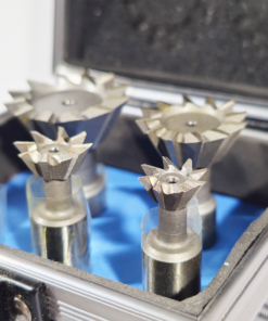 Alternative view of 5PC HSS DOVETAIL CUTTER SET METRIC 13MM - 25MM 60 DEGREES