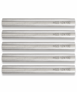 5PCS ROUND TOOL STEEL 12mm x 100mm LONG BLANK END