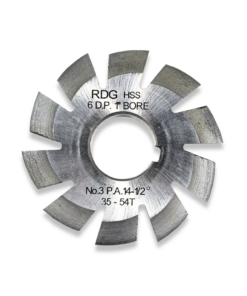 6 DP INVOLUTE GEAR CUTTER NUMBER 3