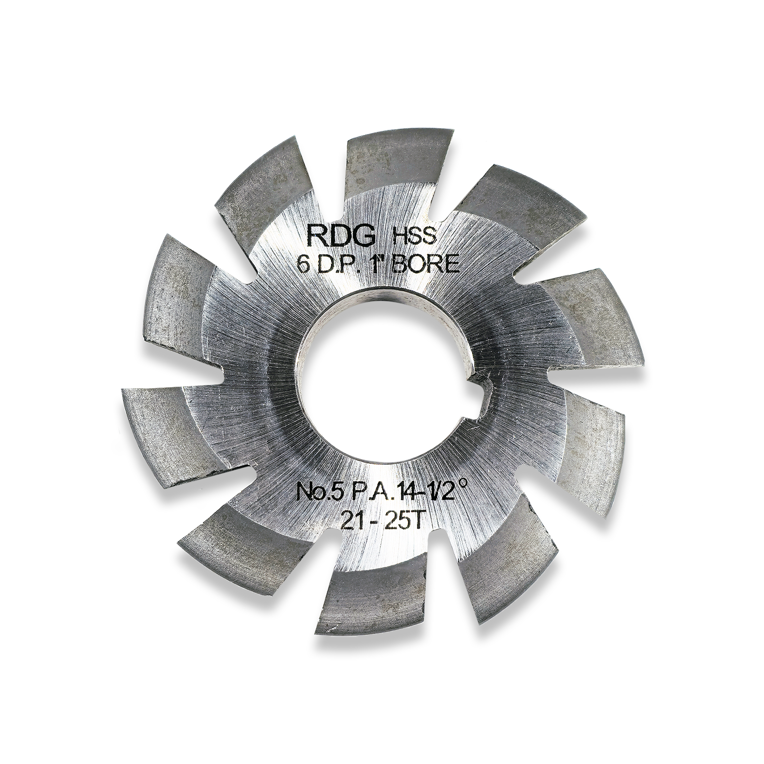 6 DP INVOLUTE GEAR CUTTER NUMBER 5