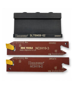 Alternative view of Indexable Parting Tool 8mm shank with 19/2 and 19/3 blade and 2 Inserts