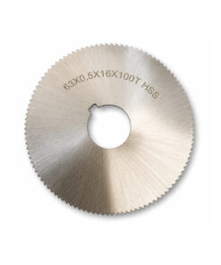 HSS SLITTING SAW 63mm diameter 0.5mm width 16mm bore