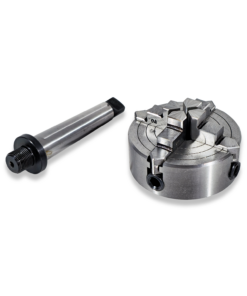65MM 4 JAW INDEPENDENT ECONOMY CHUCK WITH A 2 MORSE TAPER TANGED ARBOR