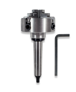 Alternative view of 65MM 4 JAW INDEPENDENT ECONOMY CHUCK WITH A 2 MORSE TAPER TANGED ARBOR