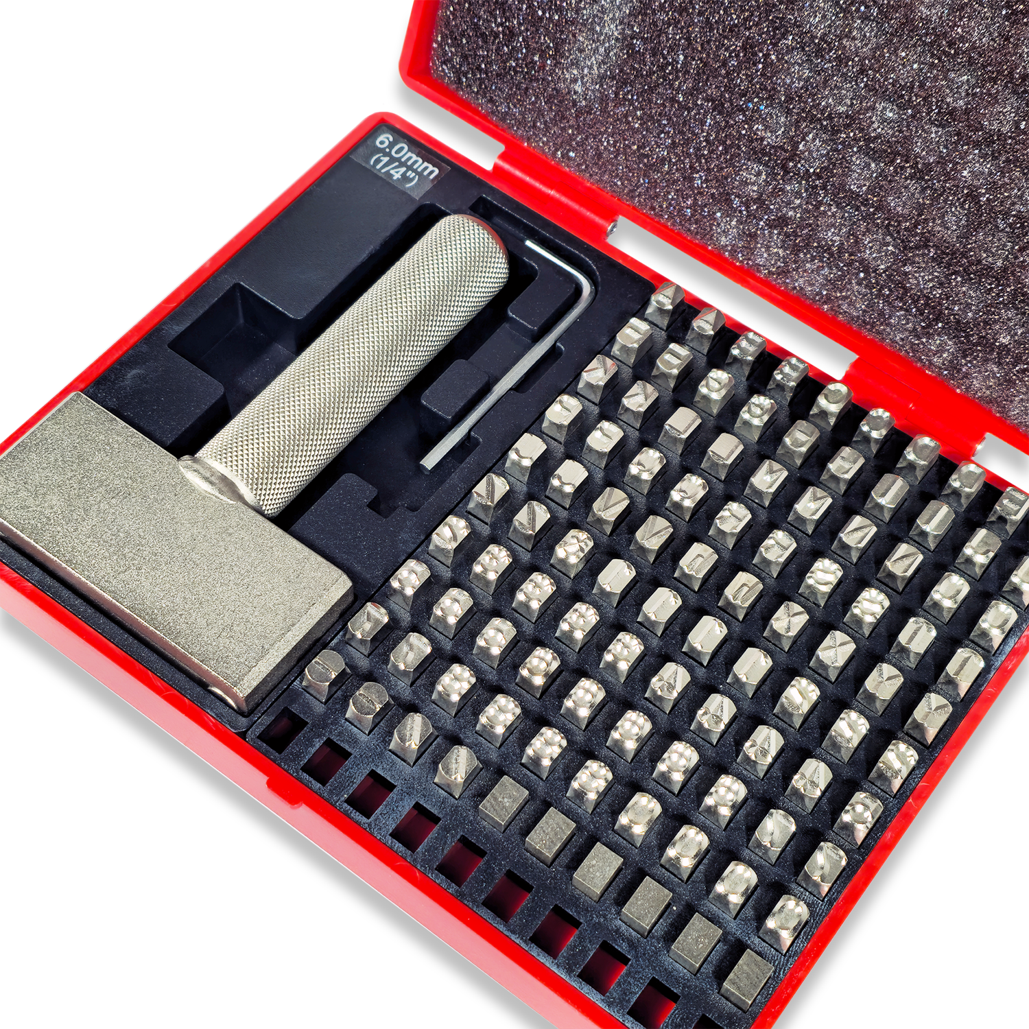 6MM COMBINATION NUMBER / LETTER STAMPS "TYPE AND TYPE HOLDER" - Image 2