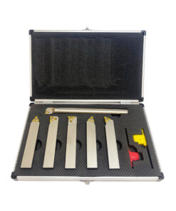 6PC INDEXABLE LATHE TURNING BORING TOOL SET 20MM SHANK TCMT 16 TIPS