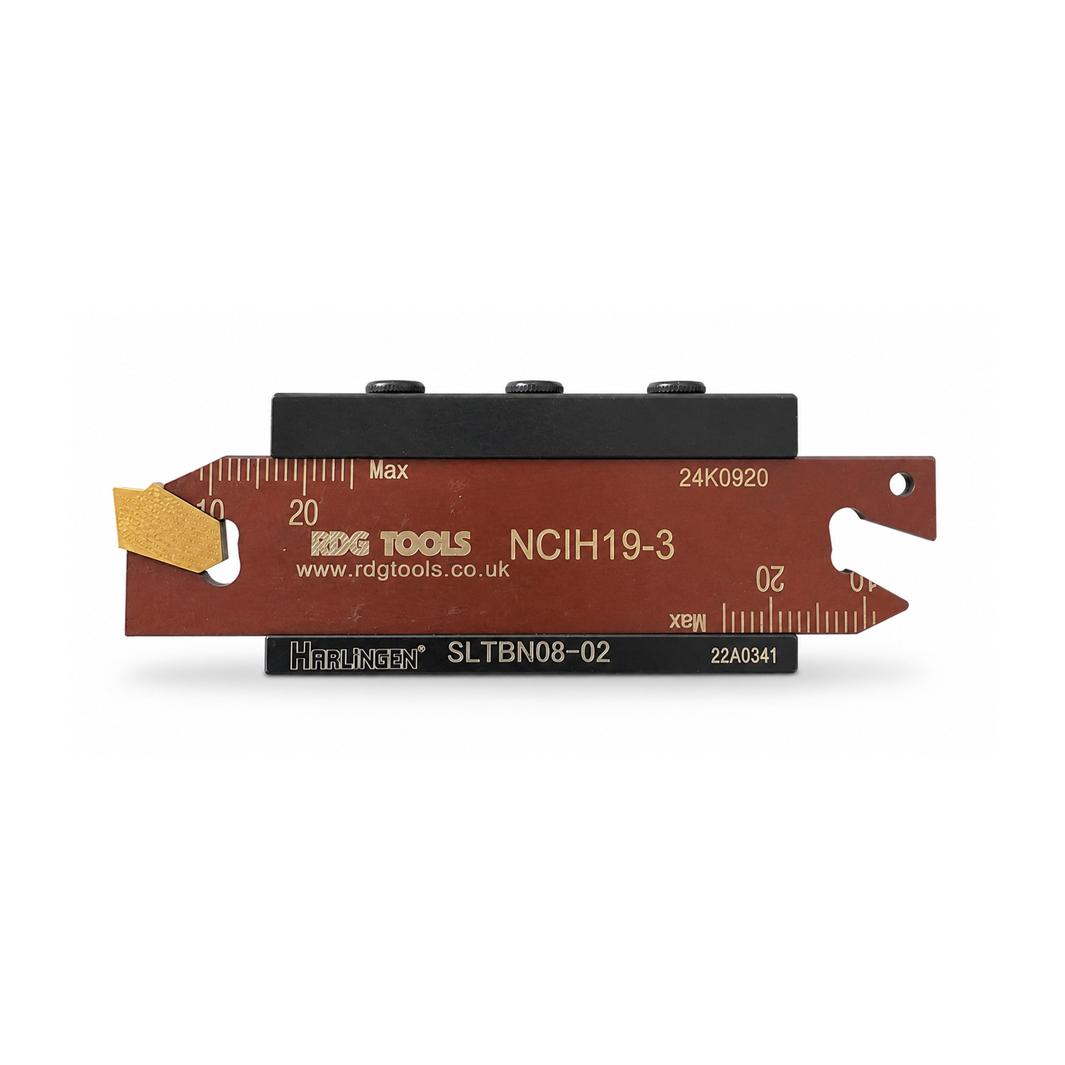 Indexable Parting Tool 3mm x 19mm blade (8mm shank) - Image 2