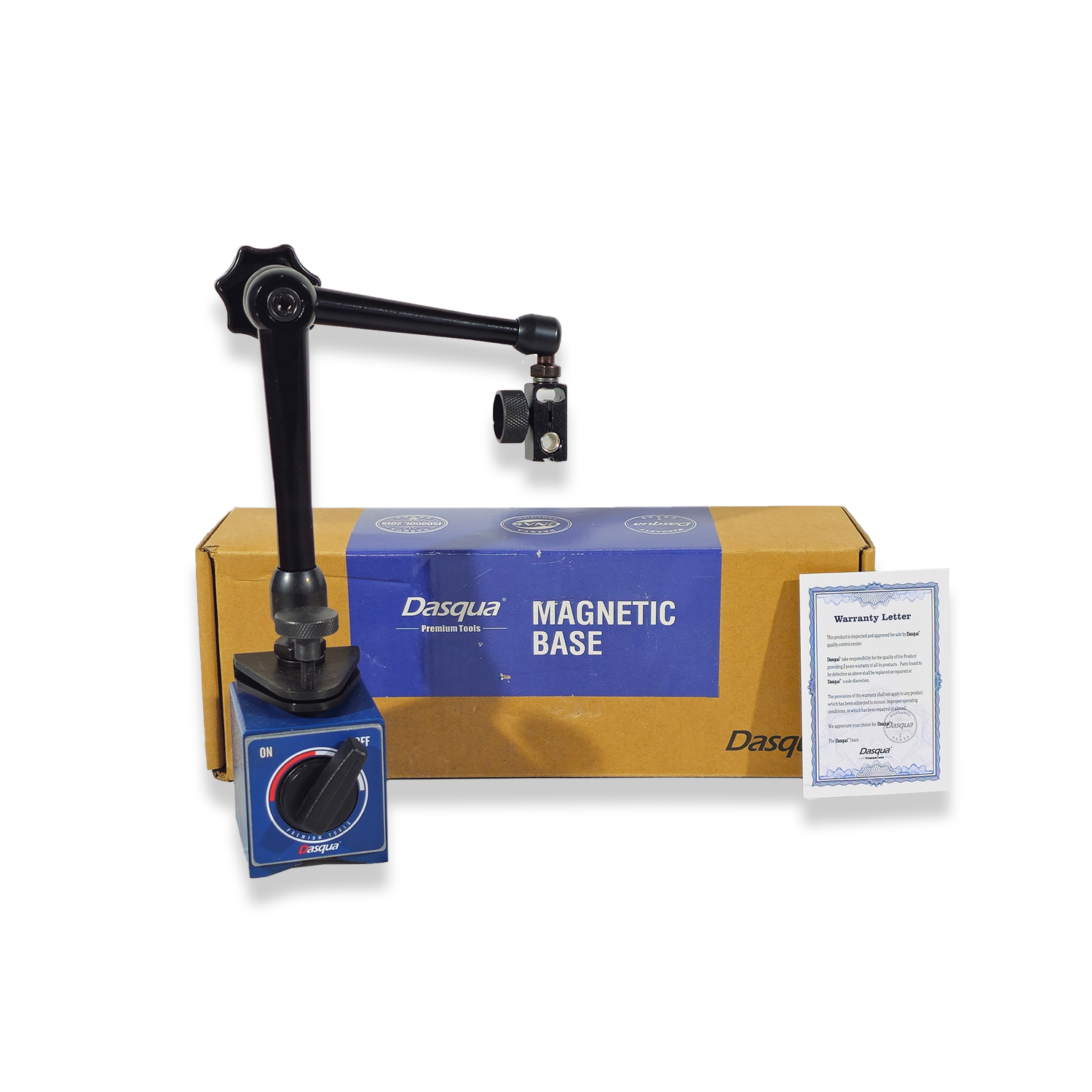 Dasqua Large Heavy Duty Universal Magnetic Base with fine adjustment 7122-0030 - Image 3