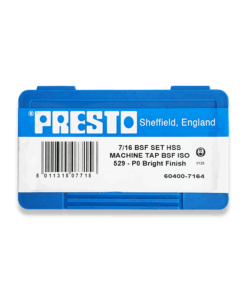 Presto 7/16" x 18tpi BSF HSS Set of 3 taps