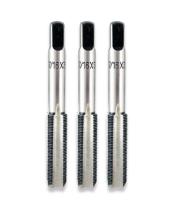 7/16" TAPS SET 32TPI  THREAD