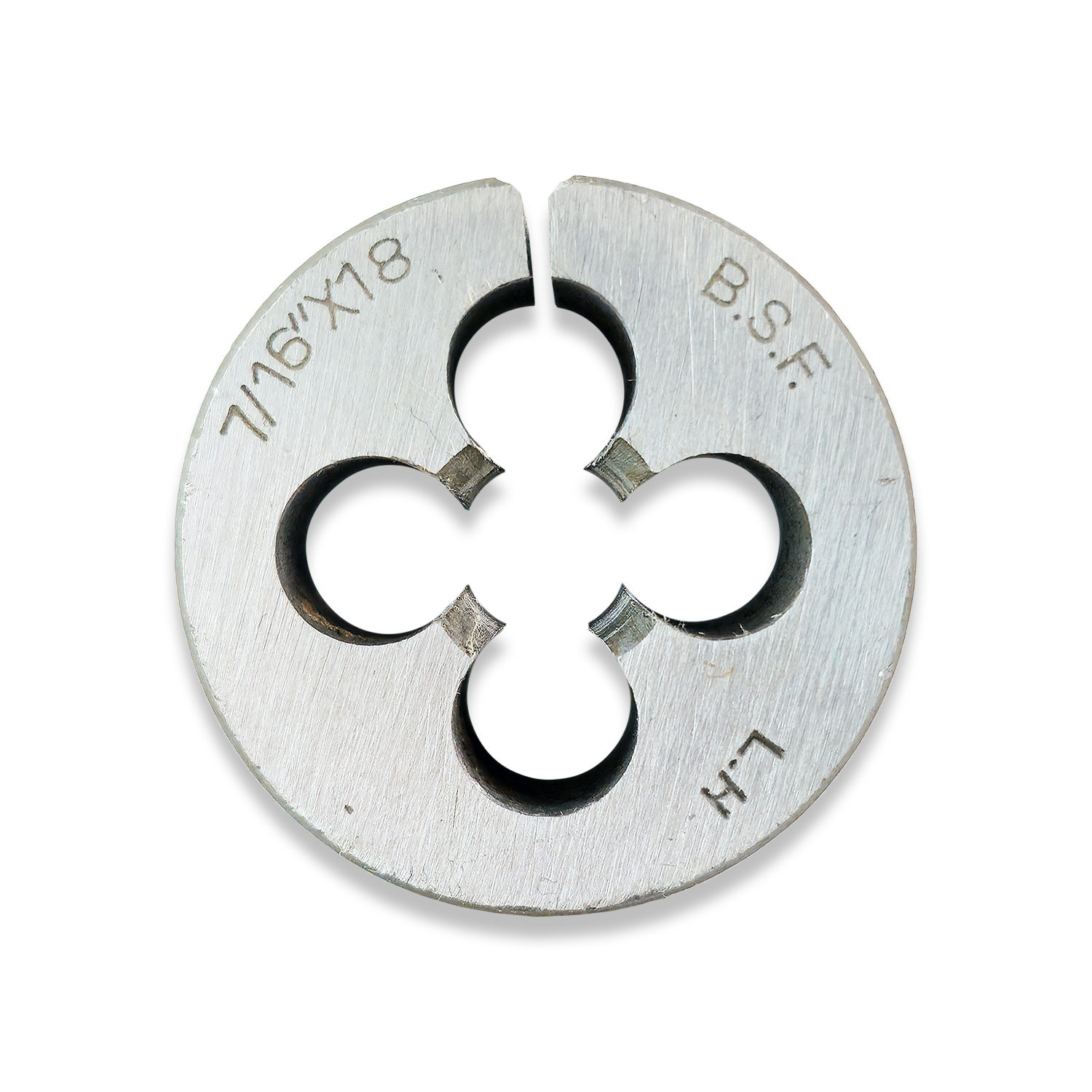 7/16" x 18tpi BSF LEFT HAND SPLIT DIE
