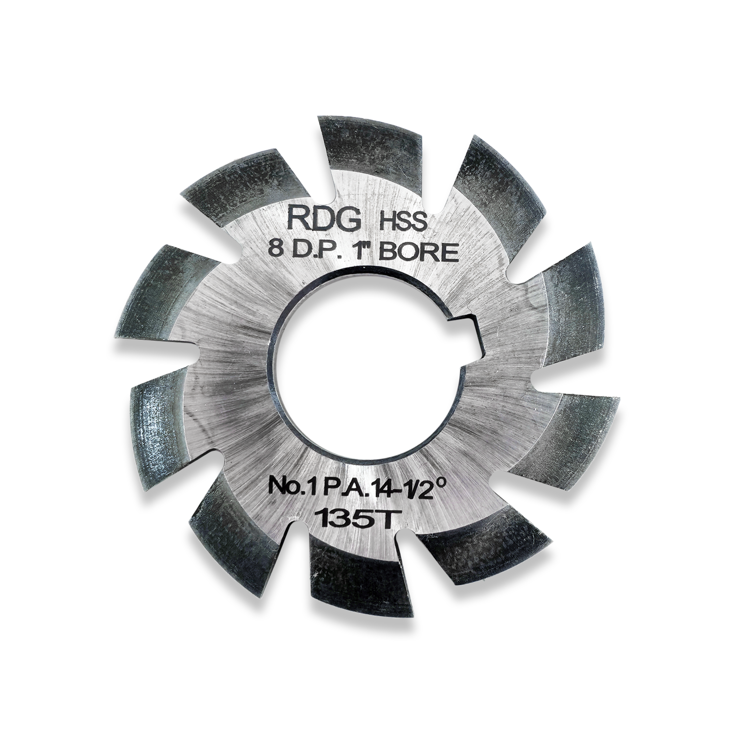 8 DP INVOLUTE GEAR CUTTER NUMBER 1