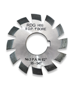 8 DP INVOLUTE GEAR CUTTER NUMBER  3