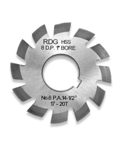 8 DP INVOLUTE GEAR CUTTER NUMBER 6