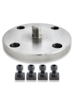 80mm 4 hole rotary table adaptor threaded 12mm x 1mm