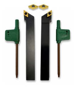 Alternative view of 12MM LEFT AND RIGHT HAND TURNING TOOLS TOOL DCMT07 WITH 2 EXTRA TIPS