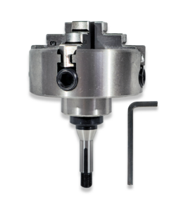 Alternative view of 8MM 4 JAW INDEPENDENT LATHE CHUCK 65MM ECONOMY CHUCK + ARBOR