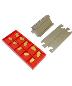 Alternative view of 10MM INDEXABLE LATHE PARTING SYSTEM BLOCK BLADES 10 INSERTS 2MM & 3MM