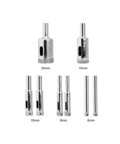 Alternative view of 8PC DIAMOND CORE GLASS DRILL SET 6MM - 20MM CERAMIC GLASS PORCELAIN