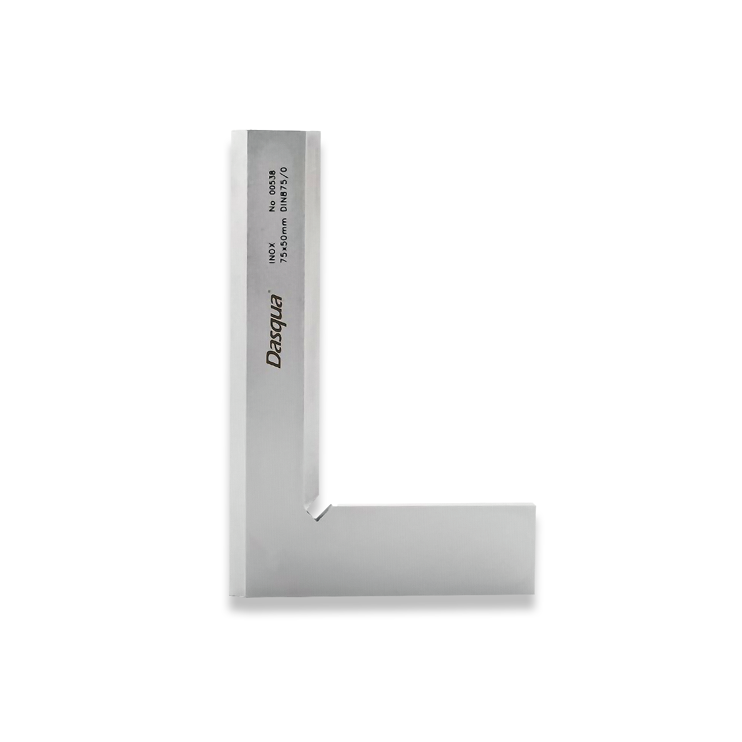 Dasqua precision 90 degree bevel edged square 75 x 50mm 9111-1110